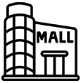 Distance to shopping mall